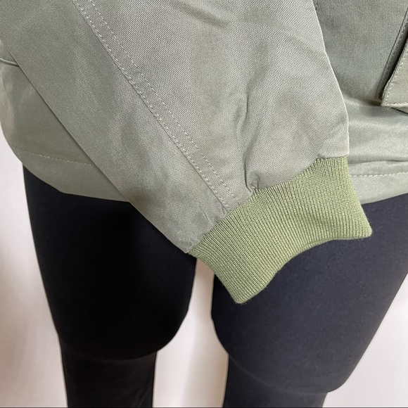Asos Design oversized bomber jacket green large - Picture 5 of 7
